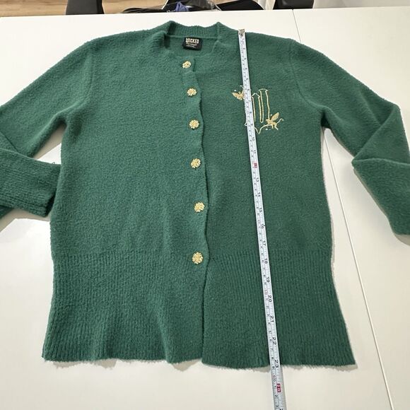 Wicked Elphaba Graphic Cardigan Paul Tazewell X Target Green XS Embroidered Oz - Picture 7 of 13